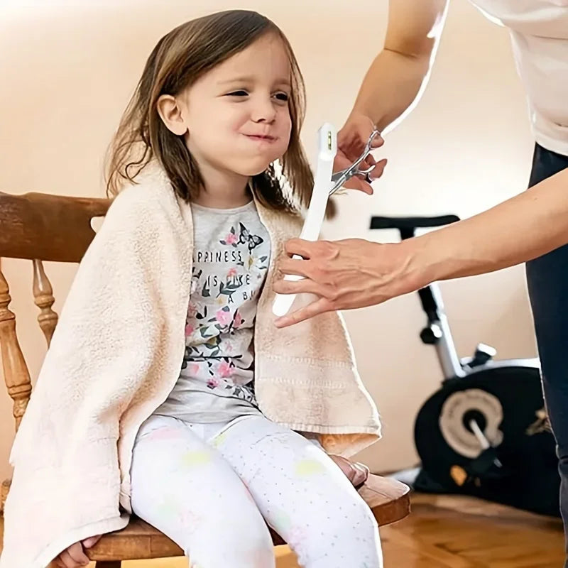 2-Piece DIY Haircut Guide Set – Bangs & Layering Trim Tool for Home & Salon