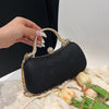 Chain Strap Evening Shoulder Bag – Vintage PU Crossbody Satchel for Women