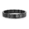 9mm (0.35 in) Italian Charm Bracelet, Stainless Steel Link Bangle, Elastic Charm Chain