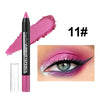 Smoky Dark Green Metallic Glitter Eyeshadow Stick Waterproof Pearlescent Eye Pencil Highlighter