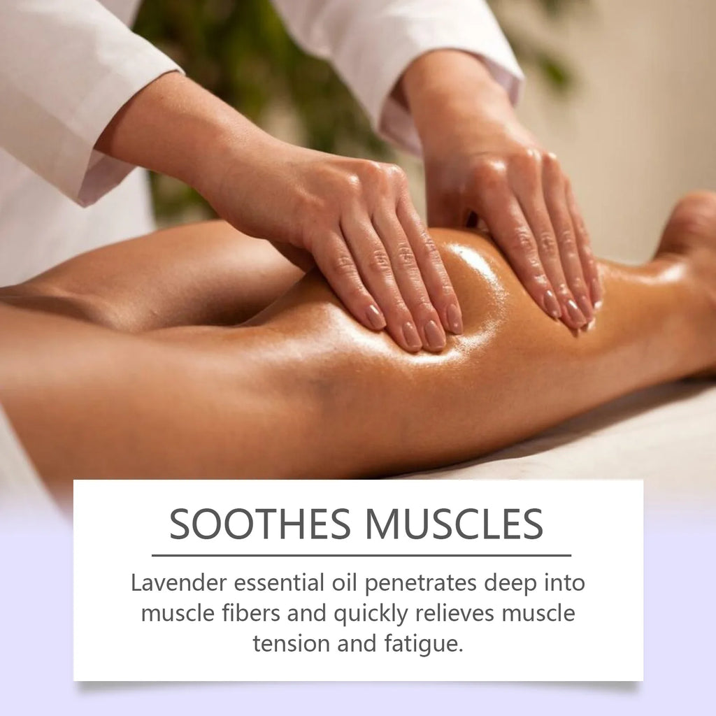 Lavender Essential Oil 100ml (3.4 fl oz) Aromatherapy Massage Oil for Stress Relief, Better Sleep & Skin Moisturizing