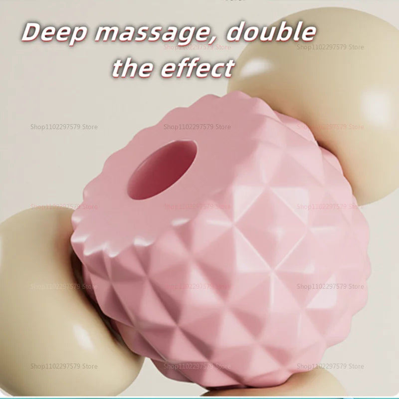 360° Leg Massager Roller – Thigh & Calf Clamp Foam Roller for Slimming and Muscle Relief