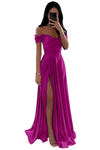 Off-the-Shoulder Lace V-Neck Backless Ball Gown — Floor-Length Bridesmaid & Prom Dress (Black, White, Burnt Orange)