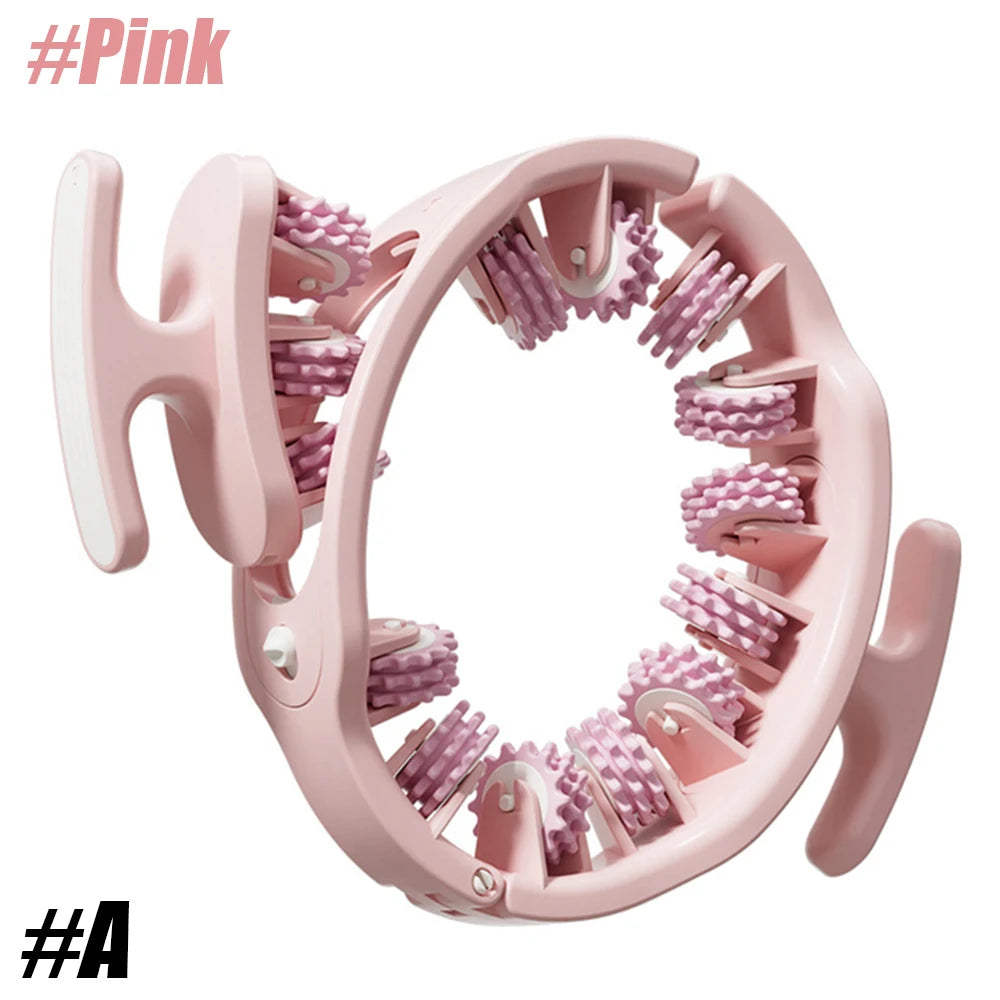 14-Wheel Anticellulite Massage Roller — Full-Coverage Leg & Body Massager for Neck, Shoulders, Abdomen