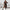 Women's V-Neck Retro Print Chiffon Knee-Length Dress Elastic Waist Side Slits 3/4 Sleeve A-Line