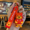 Lilo & Stitch Silicone Keychain Pendant - Cartoon Key Ring for Car, Phone & Bag (4–6 cm / 1.6–2.4 in)