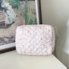 Large Capacity Women's Cosmetic Bag - Plaid Zipper Travel Makeup Clutch, Multiple Sizes (Up to 24 x 18 x 7.5 cm | 9.4 x 7.1 x 3.0 in)