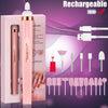Portable Rechargeable Electric Nail Drill Kit - USB Cordless Manicure Machine, Adjustable Speed up to 20,000 RPM, Complete Nail Art Set