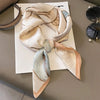 60 Colors Silk-Feel Satin Square Scarf 70 x 70 cm (27.6 x 27.6 in) — Women's Hair Wrap, Bandana, Foulard, Hijab