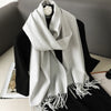 Women’s Long Winter Scarf – Cashmere Blend Shawl Hijab Wrap, Solid Colors, 200×33 cm (79×13 in) – 62 Colors