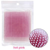 100-Pack Eyelash Microbrushes – Disposable Lash Extension Cotton Swabs for Precise Makeup Application & Cleaning