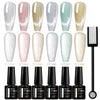 7-Piece Cat Magnetic Gel Nail Polish Set — Long-Lasting Glitter UV/LED Soak-Off Gel Kit for DIY Manicure