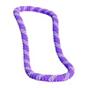 Portable Silent Weighted Hula Hoop 190cm (75in) Foldable Spring Waist Trainer for Core Strength and Waist Slimming