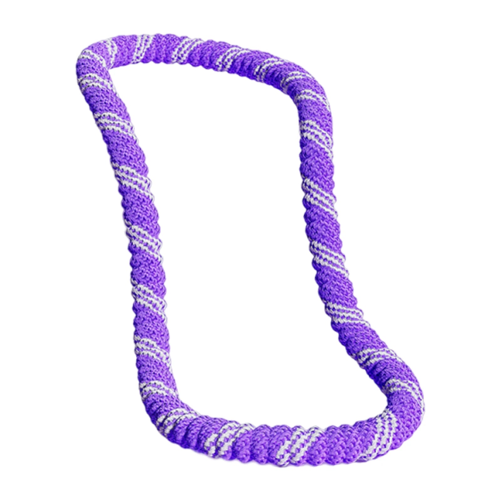 Portable Silent Weighted Hula Hoop 190cm (75in) Foldable Spring Waist Trainer for Core Strength and Waist Slimming
