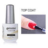 Top & Base 15ml (0.5 fl oz) Gel Nail Polish – Semi-Permanent UV/LED Soak-Off Base Coat and Top Coat, Long-Lasting Manicure