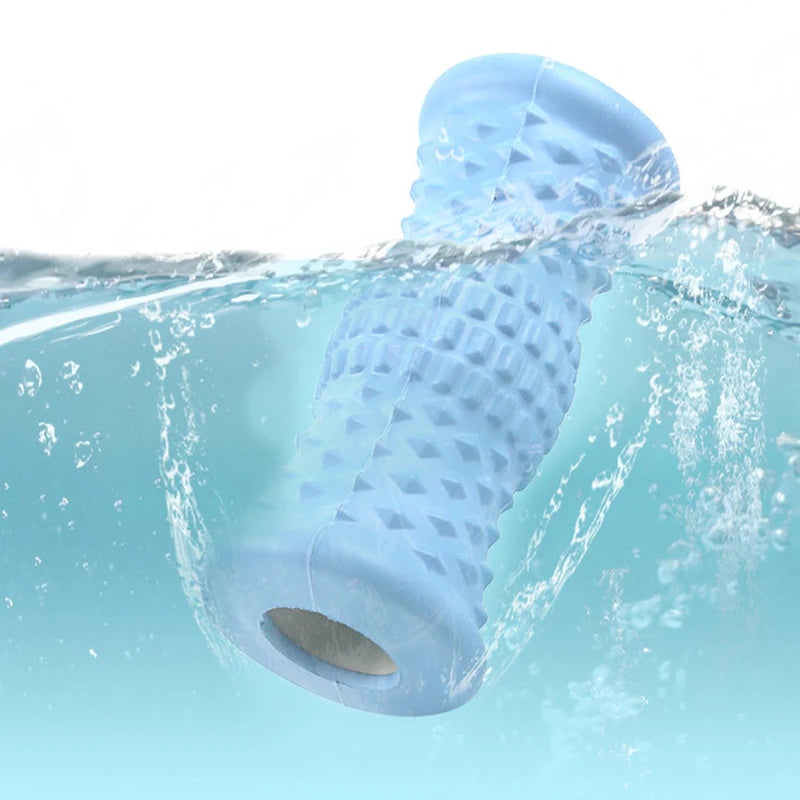 Foot Massage Roller — 1 or 2-Pack Yoga & Pilates Massage Ball Roller for Plantar Fasciitis, Calf, Leg & Back Muscle Relief (6.3 x 2.8 in / 16 x 7 cm)