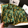 Satin-Look Square Scarf 27.6 x 27.6 in (70 x 70 cm) Cat Print Headscarf, Neck Wrap & Bandana for Women