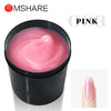 Clear Acrylic Builder Gel for Nail Extensions 250g (250ml) TPO-Free Hard Acrygel Pink Nude White for French Nail Art