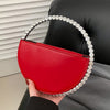 Rhinestone Embellished Evening Clutch with Shoulder Strap – Elegant Party & Wedding Handbag
