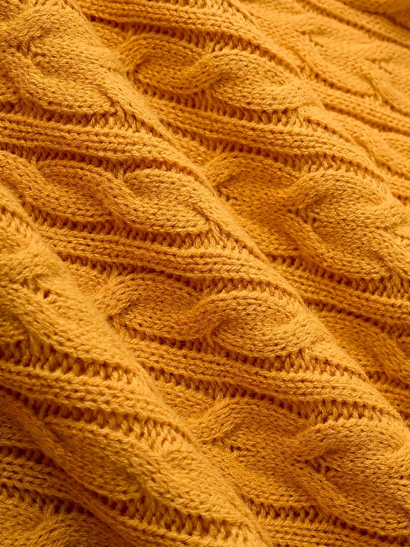 Round Neck Twist Corduroy Sweater Dress — Long Sleeve Knit, 100% Acrylic