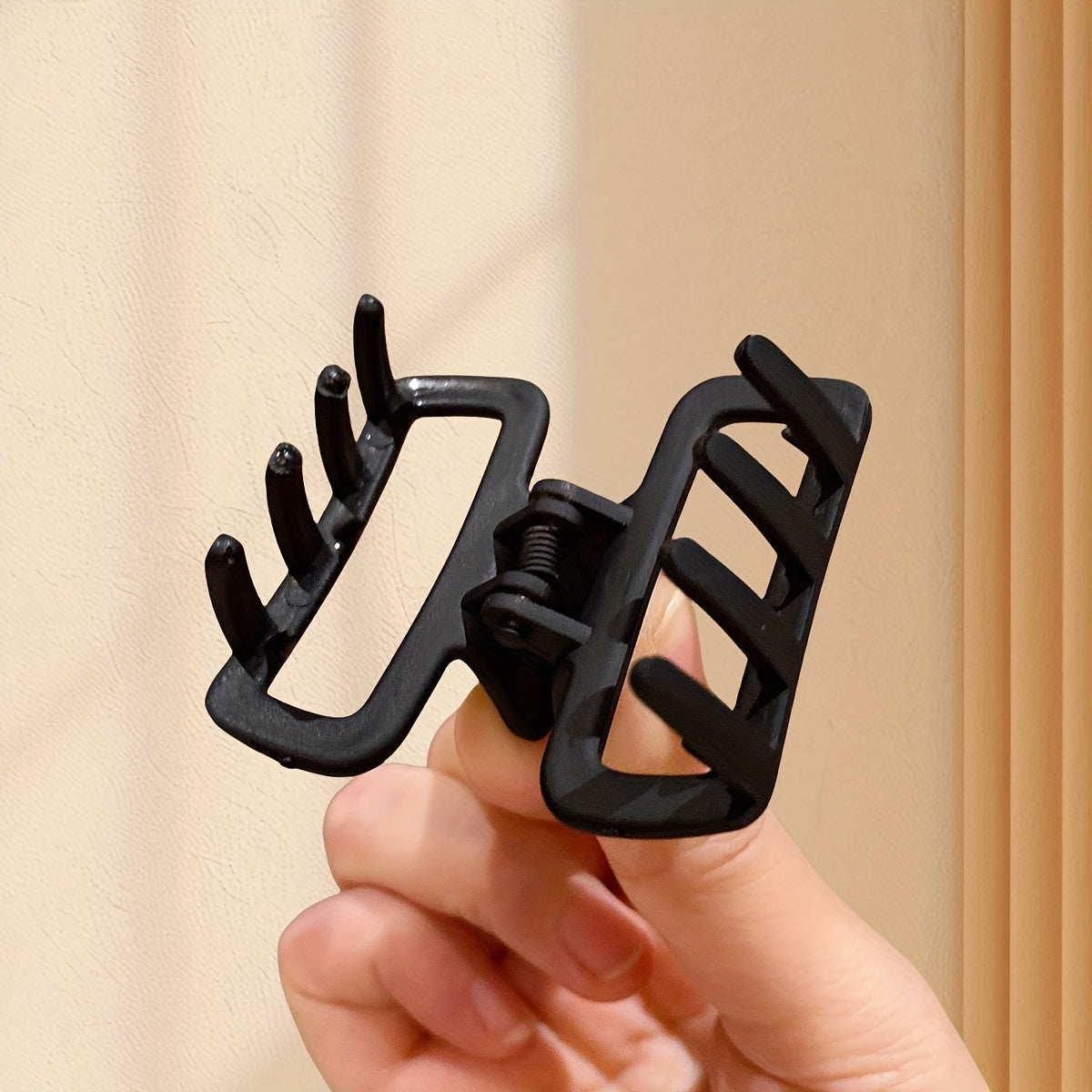 10-Pack Lemon Love Hair Claw Clips Set – Assorted Colorful Plastic Hair Accessories for Teens, Bangs & Half-Up Styles