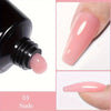 Poly Gel Nail Extension Kit — 6 Classic Pink & Nude Builder Gels for DIY Nail Art