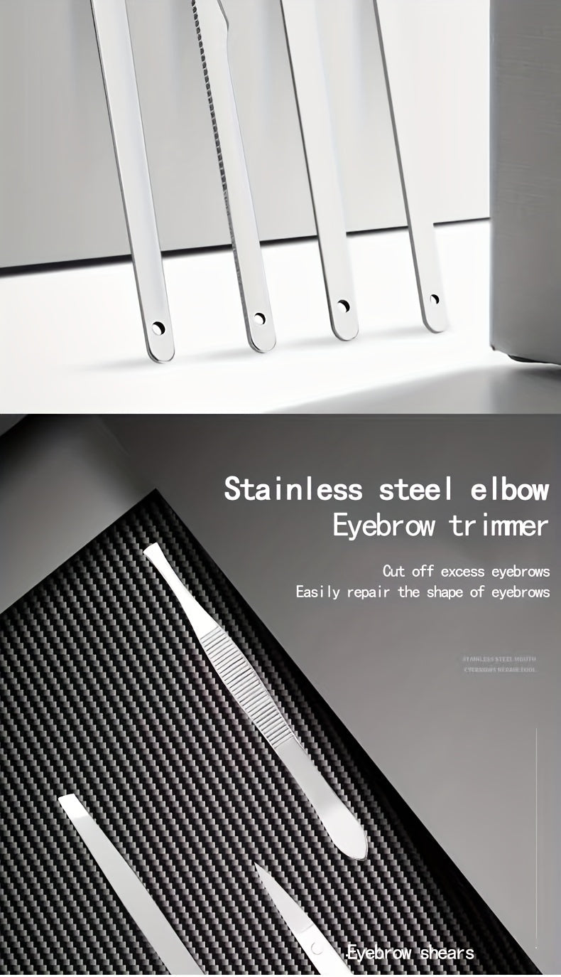 26-Piece Professional Nail and Pedicure Kit - Manicure Set with Clippers, Cuticle Nipper & Scissors