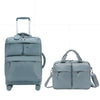 2-Piece Travel Luggage Set with Multi-Purpose Shoulder Bag — 24-Inch (61 cm) Spinner Suitcase + 20-Inch (51 cm) Carry-On, Lightweight Large Capacity