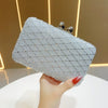 Rhinestone Clutch Purse – Sparkling Black Crossbody Clutch with Detachable Strap & Snap Closure for Weddings & Parties