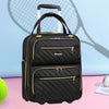 Underseat Carry-On Luggage with Wheels - Lightweight Hard-Shell Personal Suitcase for Short Trips