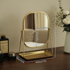 Adjustable Cartoon Metal Photo Frame with Glass Front, Varnished Finish
