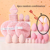 Professional Soft Makeup Brush Set with Pink Sponge - Foundation, Eyeshadow & Blending Brushes, Complete Kit for Sensitive Skin, Daily & Party Use