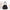 Genuine Leather Crossbody Bucket Bag - Drawstring Purse with Gold-Tone Hardware, Black & White, Elegant Everyday to Formal Handbag