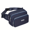 Women's Nylon Zipper Clutch Bag - Solid Color with Polyester Lining