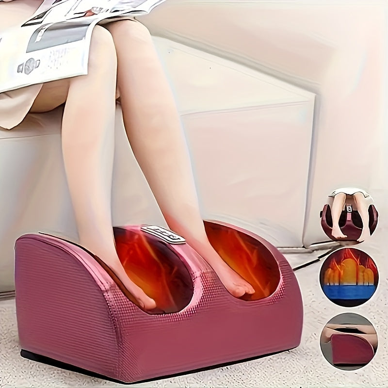 Electric Foot Massager with Compression | Home Spa Foot Therapy — Easy-Clean Stylish Design