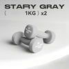 2pc Neoprene Dumbbell Set - Easy Grip Hand Weights for Home Gym, Shock-Proof Non-Slip Exercise Weights