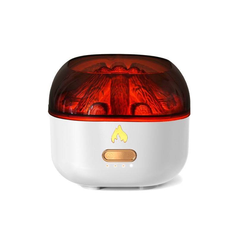 7-Color USB Volcano Aromatherapy Diffuser Humidifier with Ambient Nightlight for Home, Office & Car