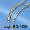 18K Gold-Plated Copper Neck Chain for DIY Pendant Necklaces & Handmade Accessories
