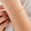 Minimalist Stainless Steel Beaded Bracelet - Simple Chain for Everyday and Party