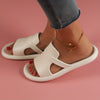 Women's Solid Color EVA Slide Sandals - Lightweight Open-Toe Indoor & Outdoor Slides
