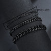 Stainless Steel Cuban Chain Bracelet - Unisex 3/5/7 mm (0.12/0.20/0.28 in)