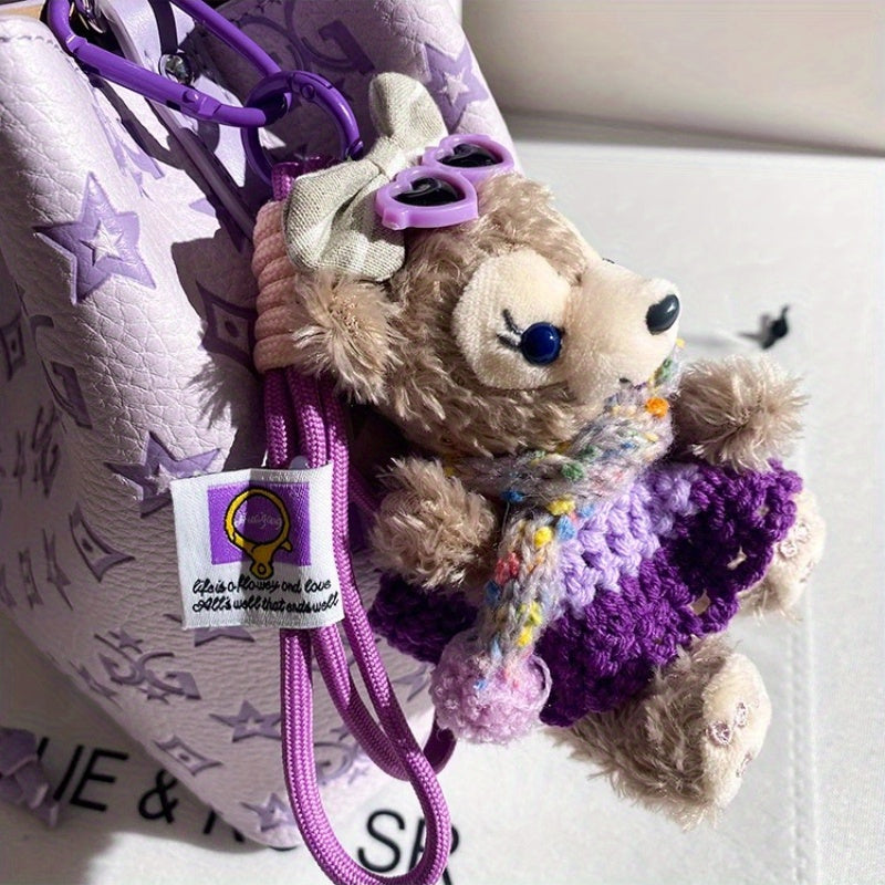 Purple Bucket Bag for Women – Large Capacity Embossed Geometric Handbag with Adjustable Strap & Gold Hardware