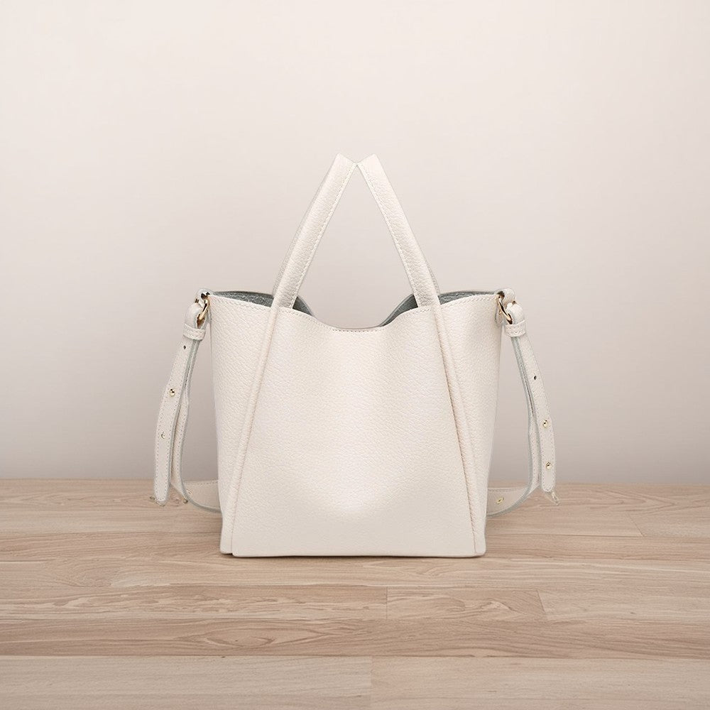 Women's Large Retro Bucket Handbag - Structured Round-Top Tote with Gold Hardware, Mustard Yellow/Black Crossbody Shoulder Bag for Travel & Everyday