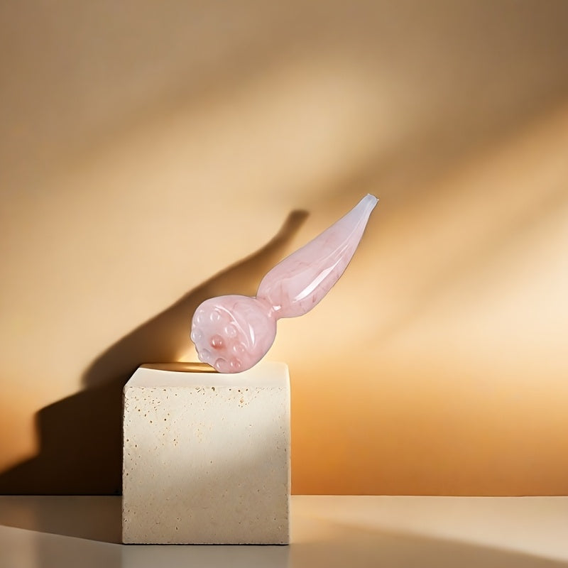 Lily-Shaped Resin Facial & Body Massage Tool — Ergonomic Handheld Eye Massager & Reflexology Tool