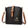 Elegant Women's Small Bucket Shoulder Bag, Lightweight Crossbody for Travel & Shopping