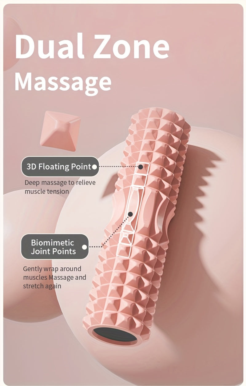 Foam Roller & Massage Stick Set (2-Piece) — Post-Workout Muscle Recovery Roller for Body Shaping