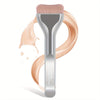 Professional Foundation Brush - Soft Nylon Bristles, Brown Handle, Kabuki Makeup Brush for Liquid Foundation, BB Cream & Powder, Travel-Friendly