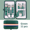 Premium Nail Clipper Set 9/11/13/15/19-Piece Manicure & Pedicure Tool Kit for Men and Women