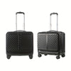 18-Inch Carry-On Suitcase with Front Laptop Pocket & Cup Holder, ABS+PC Hard Shell, Spinner Wheels, TSA Lock, Lightweight Travel Luggage