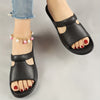 Women's Lightweight EVA Summer Sandals - Slip-On Open Toe with Back Strap, Cushioned Insole for Beach & Travel (Black)